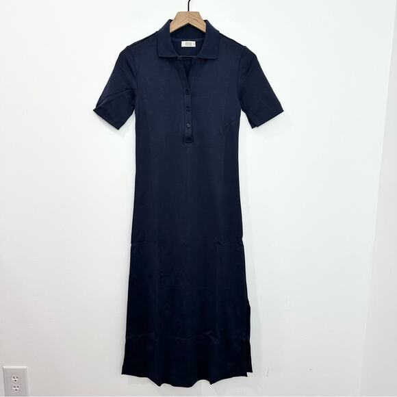AYR The Scout Dress in Seashell Collared NEW Navy Preppy size XS - Picture 2 of 8